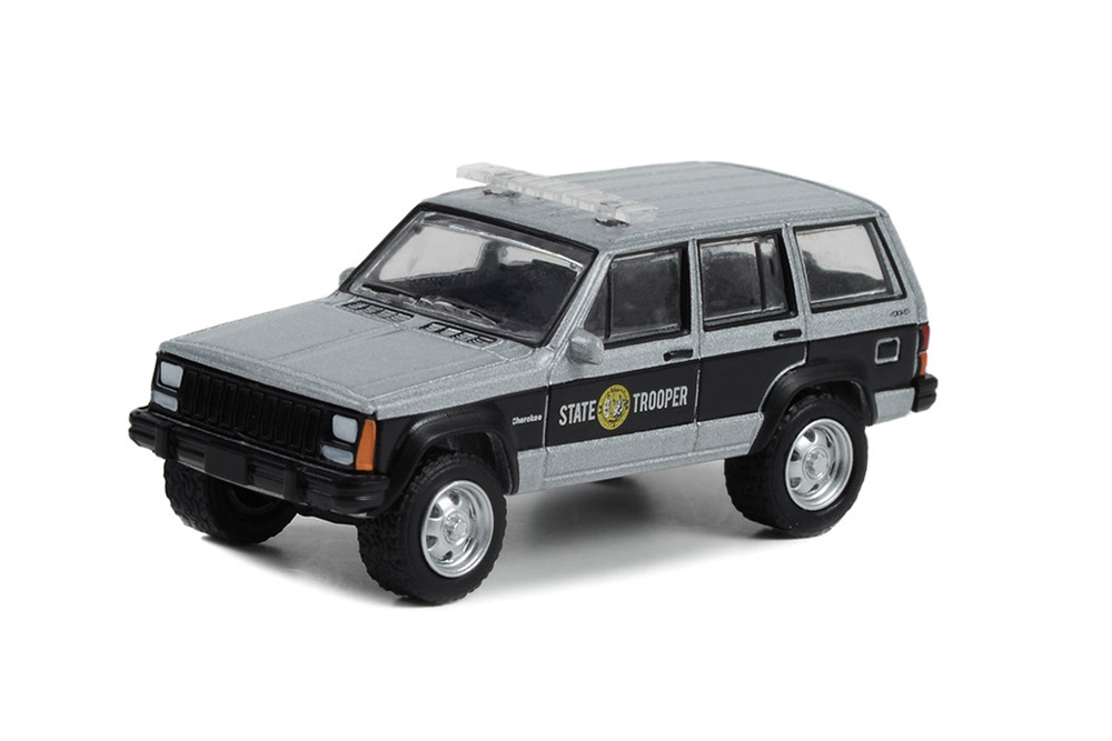 

Модель коллекционная Jeep cherokee 4Х4 north carolina highway patrol state trooper 1995