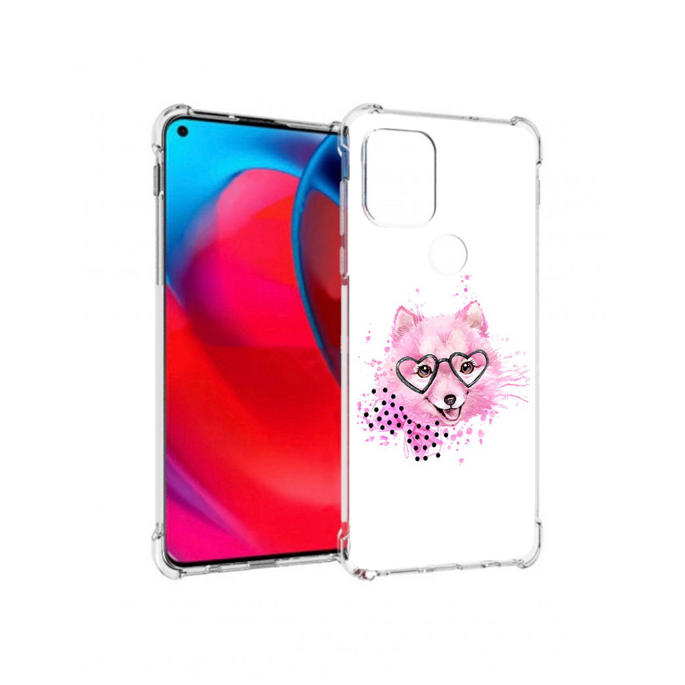 

Чехол MyPads Tocco для Motorola Moto G розовый волченок (PT227067.359.585), Прозрачный, Tocco