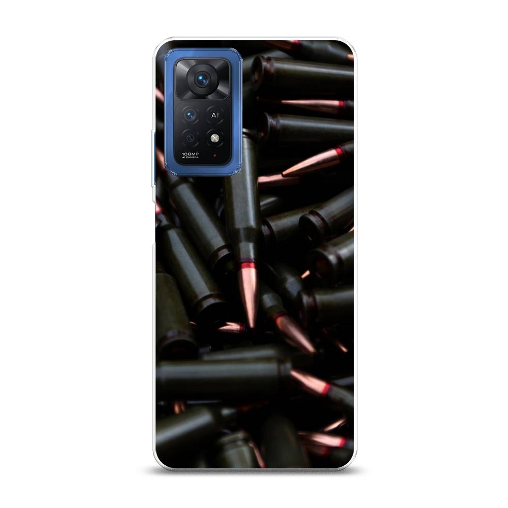 

Чехол Awog на Xiaomi Redmi Note 11 Pro/11 Pro 5G/11E Pro "Пули черные", Разноцветный, 314750-5