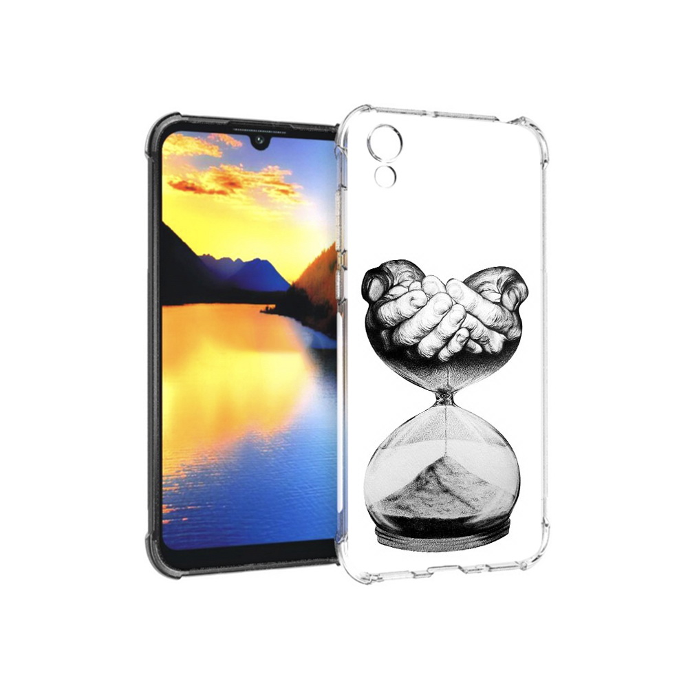 

Чехол MyPads Tocco для Huawei Y5 часы жизни черно белый, Прозрачный, Tocco