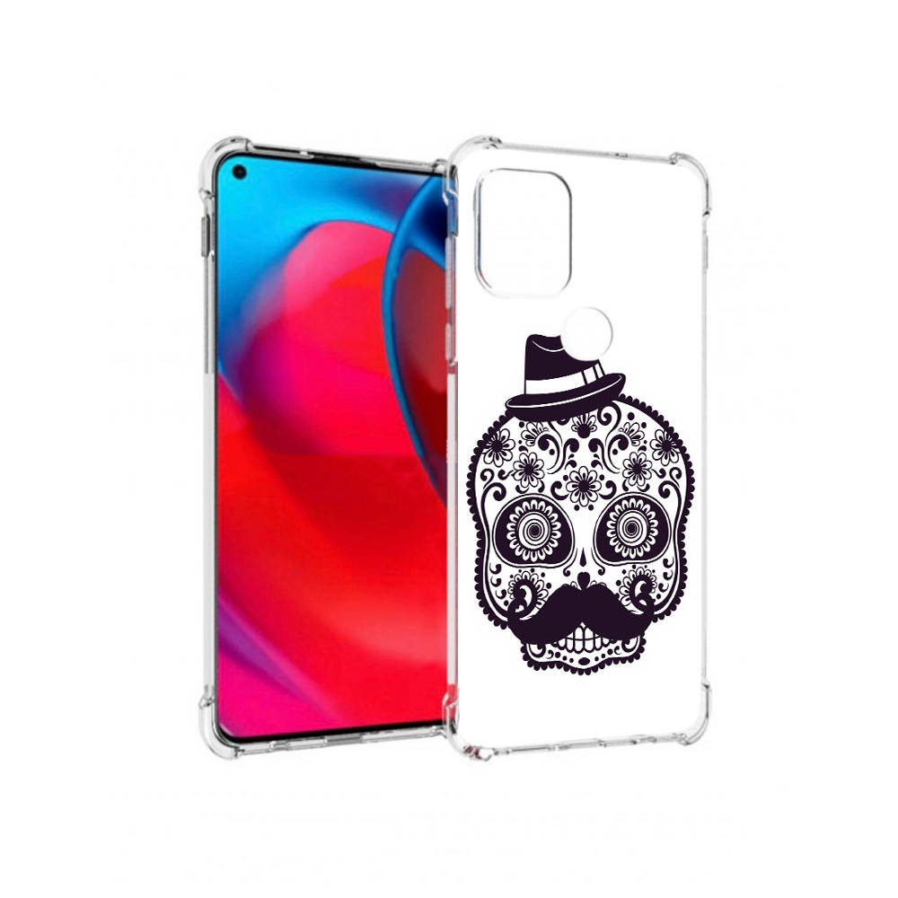 

Чехол MyPads Tocco для Motorola Moto G разрисованный скелет (PT227067.359.575), Прозрачный, Tocco