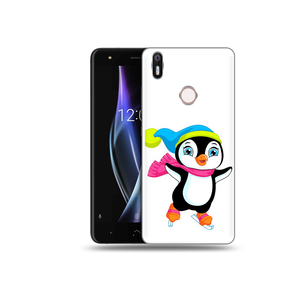 

Чехол MyPads Tocco для BQ Aquaris X пингвин на коньках, Прозрачный, Tocco