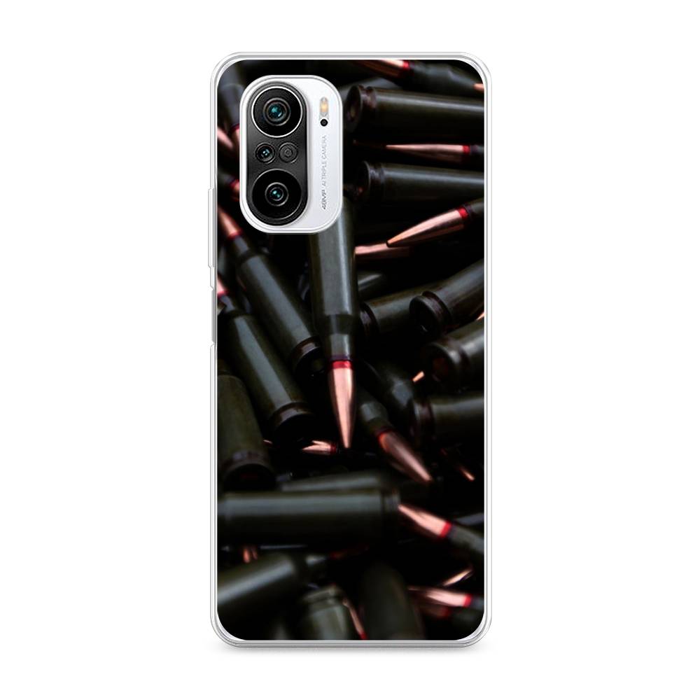 

Чехол Awog на Xiaomi Redmi K40 "Пули черные", Разноцветный, 310950-5