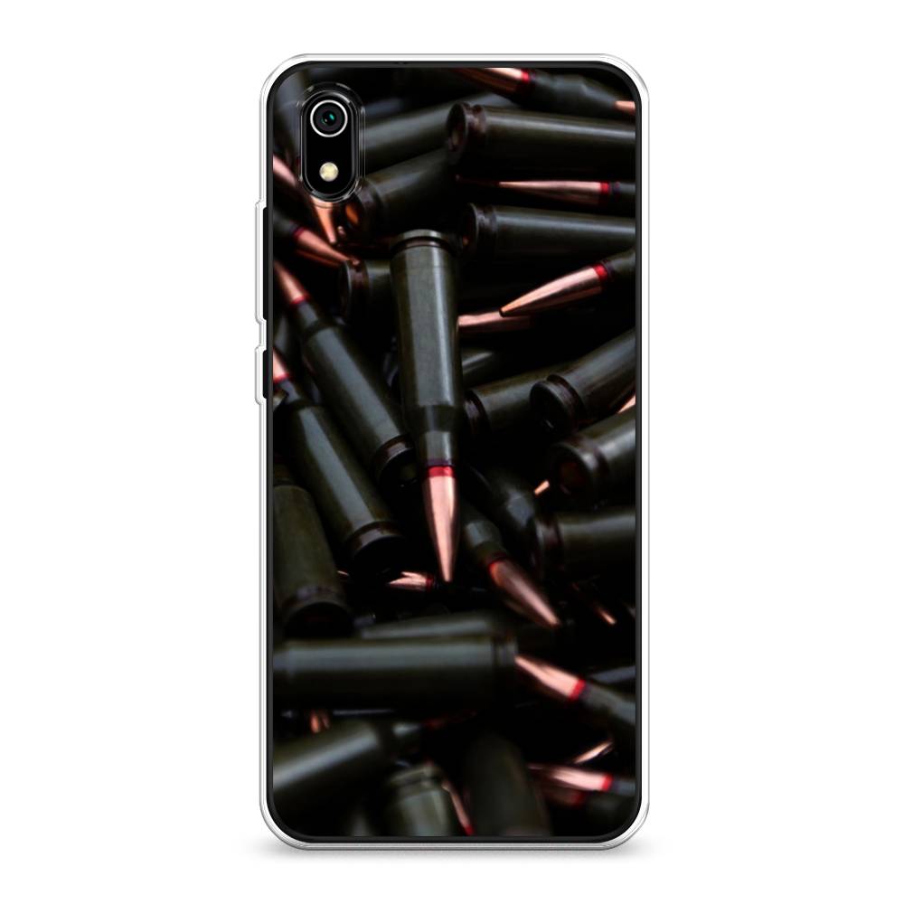 

Чехол Awog на Xiaomi Redmi 7A "Пули черные", Разноцветный, 35450-5