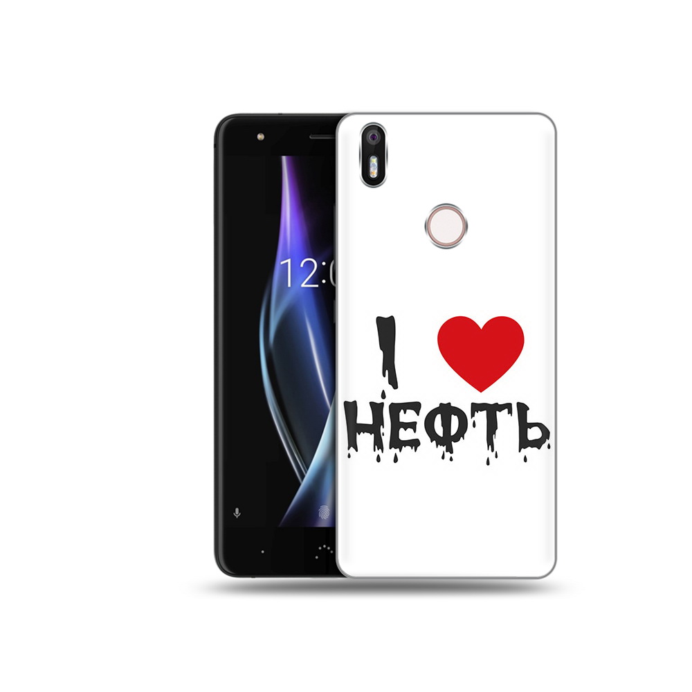 

Чехол MyPads Tocco для BQ Aquaris X нефть, Прозрачный, Tocco