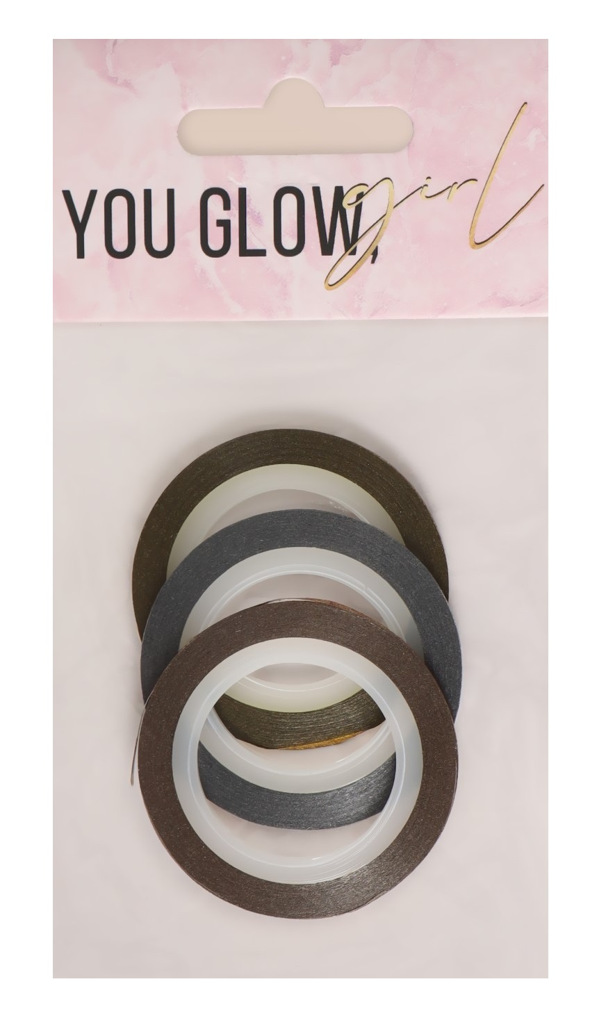 

Ленты клеевые для декора YOU GLOW, с блёстками, 3 шт, 2 мм, 18 м 6247946, Разноцветный
