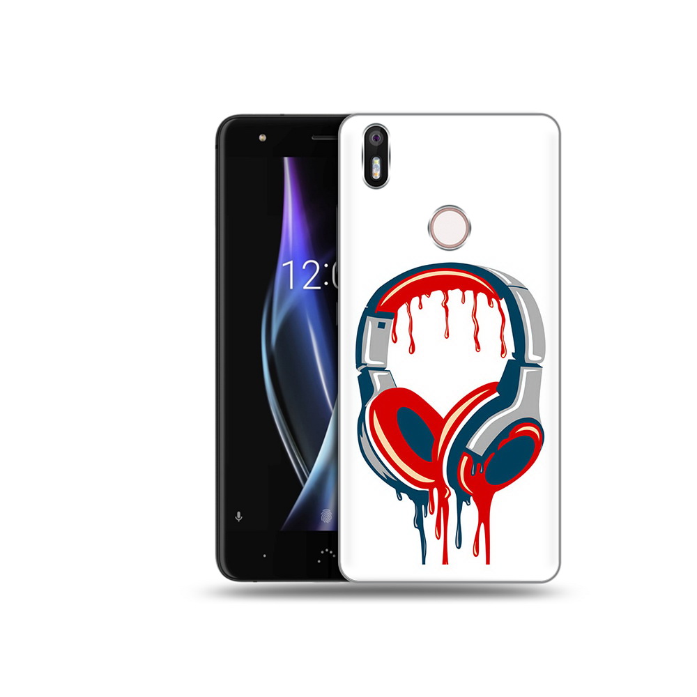 

Чехол MyPads Tocco для BQ Aquaris X не делай громко, Прозрачный, Tocco