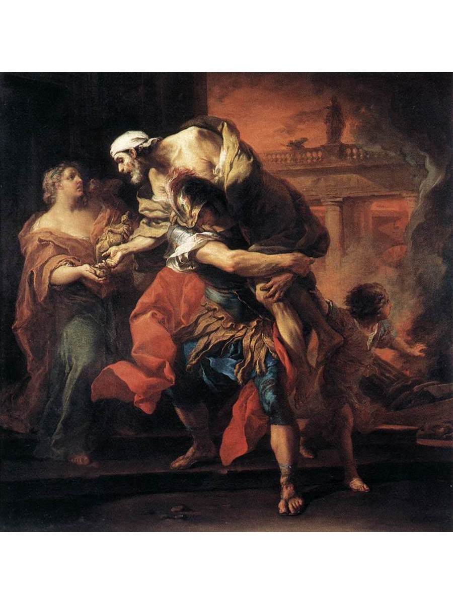 

Постер DRABS A3 Ванлоо Карл Aeneas Carrying Anchises