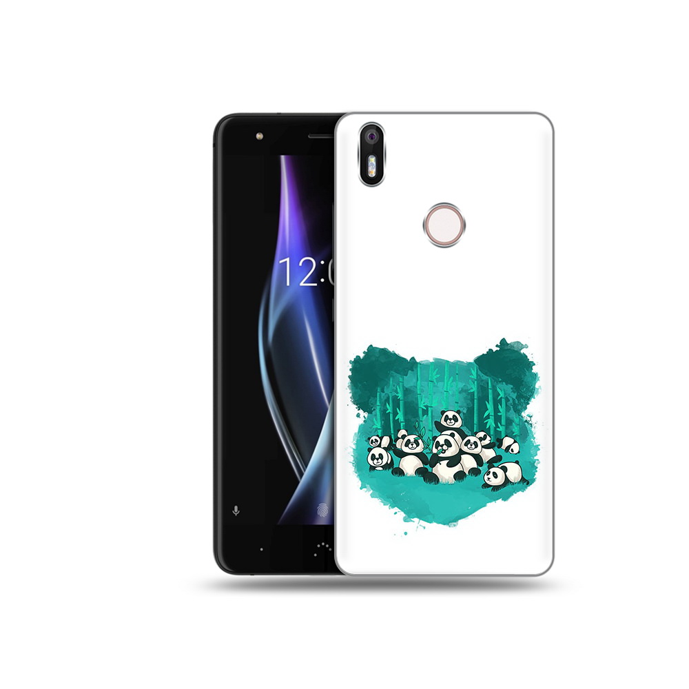 

Чехол MyPads Tocco для BQ Aquaris X нарисованные панды, Прозрачный, Tocco