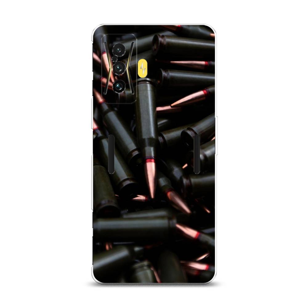 

Чехол Awog на Xiaomi Redmi K50 GE/F4 GT "Пули черные", Разноцветный, 314950-5