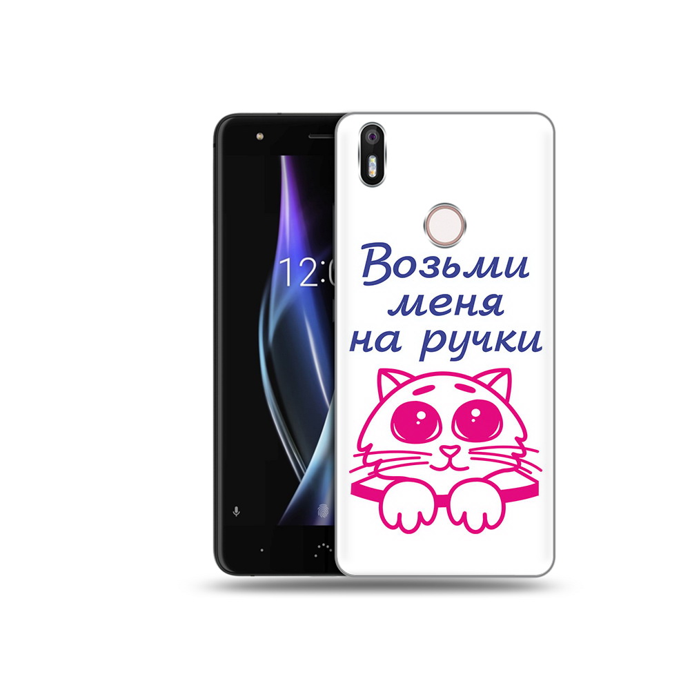 

Чехол MyPads Tocco для BQ Aquaris X мяу, Прозрачный, Tocco
