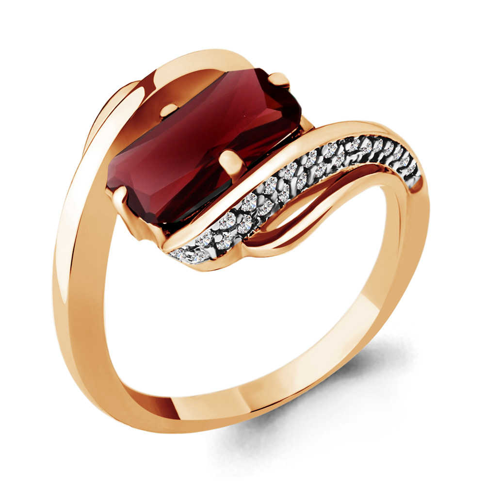 

Кольцо из серебра с фианитом Aquamarine Aquamarine 6580185А_925_з р. 18,5, 6580185А_925_з