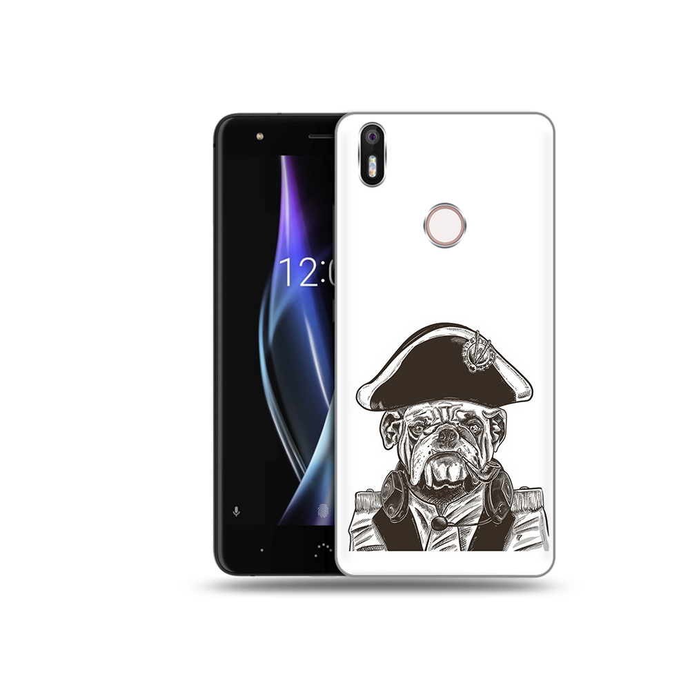 

Чехол MyPads Tocco для BQ Aquaris X мопс генерал, Прозрачный, Tocco