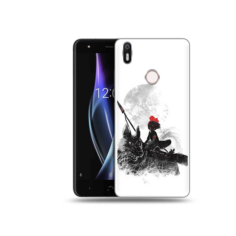 

Чехол MyPads Tocco для BQ Aquaris X мононоке, Прозрачный, Tocco