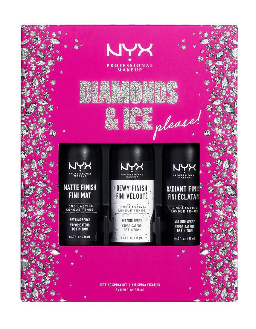 

Набор NYX Professional MakeUp Diamonds&Ice Please Спрей-фиксатор макияжа 3х18 мл