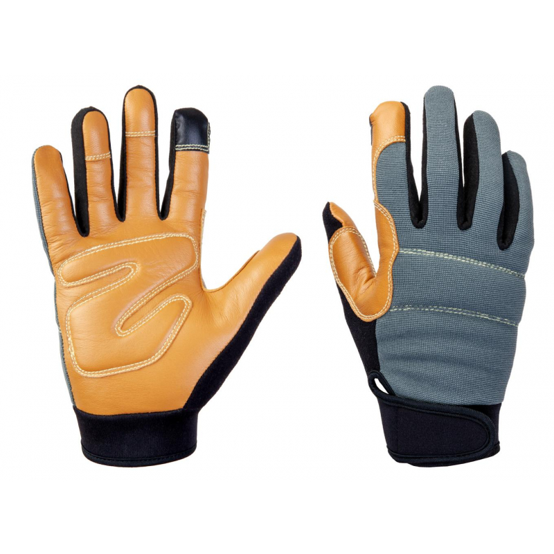 Перчатки защитные антивибрац кожаные Jeta Safety JAV06-10 р.XL