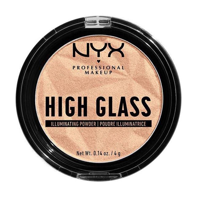 фото Хайлайтер nyx professional makeup high glass illuminating powder 1 moon, 4 г