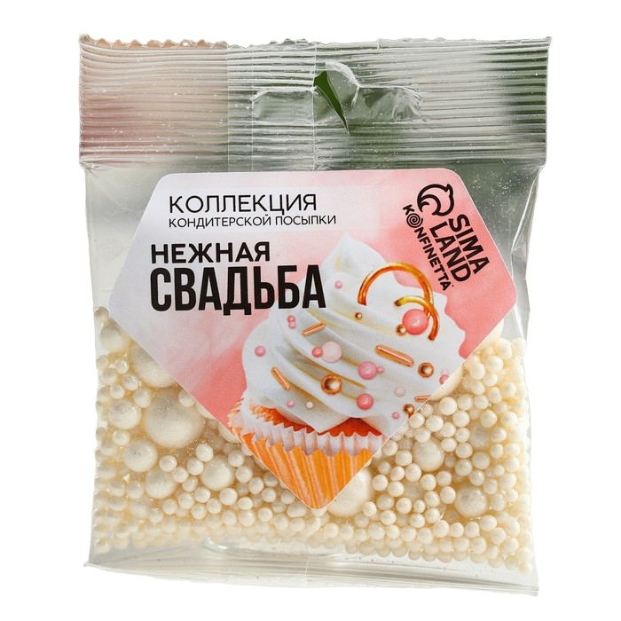

Кондитерская посыпка Нежная свадьба, 25 г.