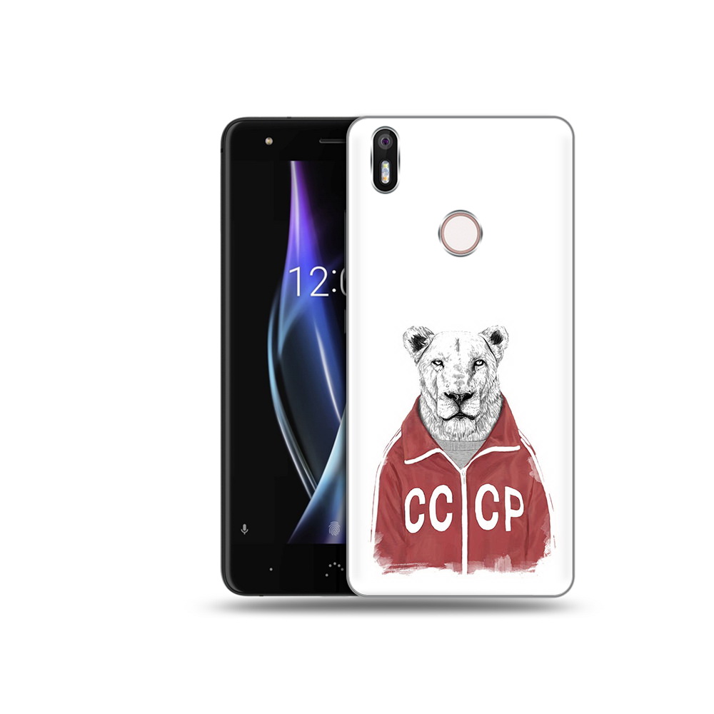 

Чехол MyPads Tocco для BQ Aquaris X львица ссср, Прозрачный, Tocco