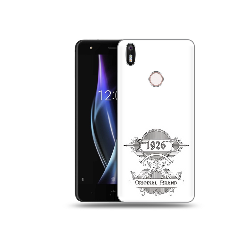 

Чехол MyPads Tocco для BQ Aquaris X логотип черно белый, Прозрачный, Tocco