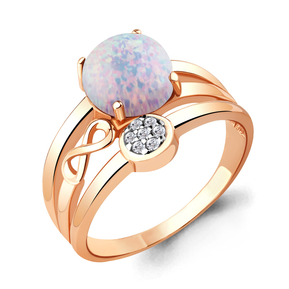 

Кольцо из серебра с фианитом Aquamarine Aquamarine 6577598А_925_з р, 6577598А_925_з