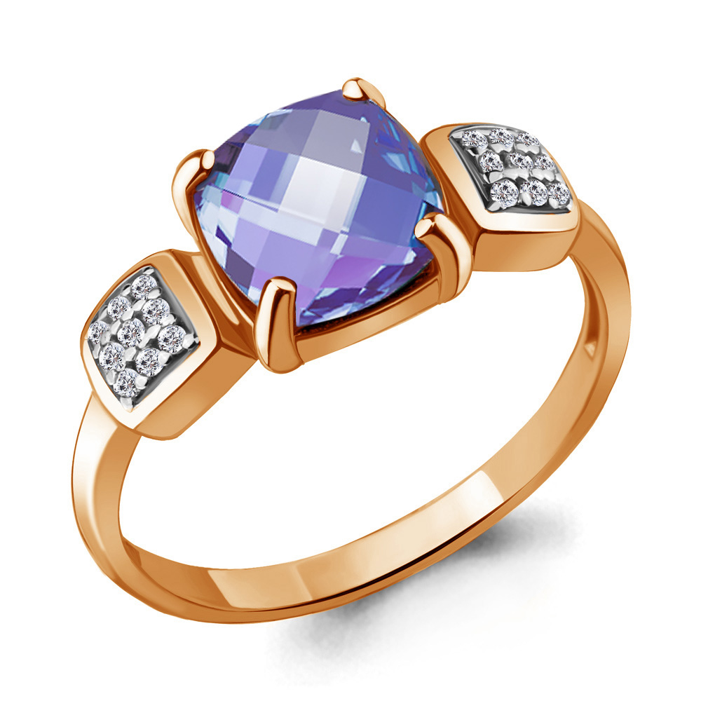 

Кольцо из серебра с фианитом Aquamarine Aquamarine 6577325А_925_з р. 17, 6577325А_925_з