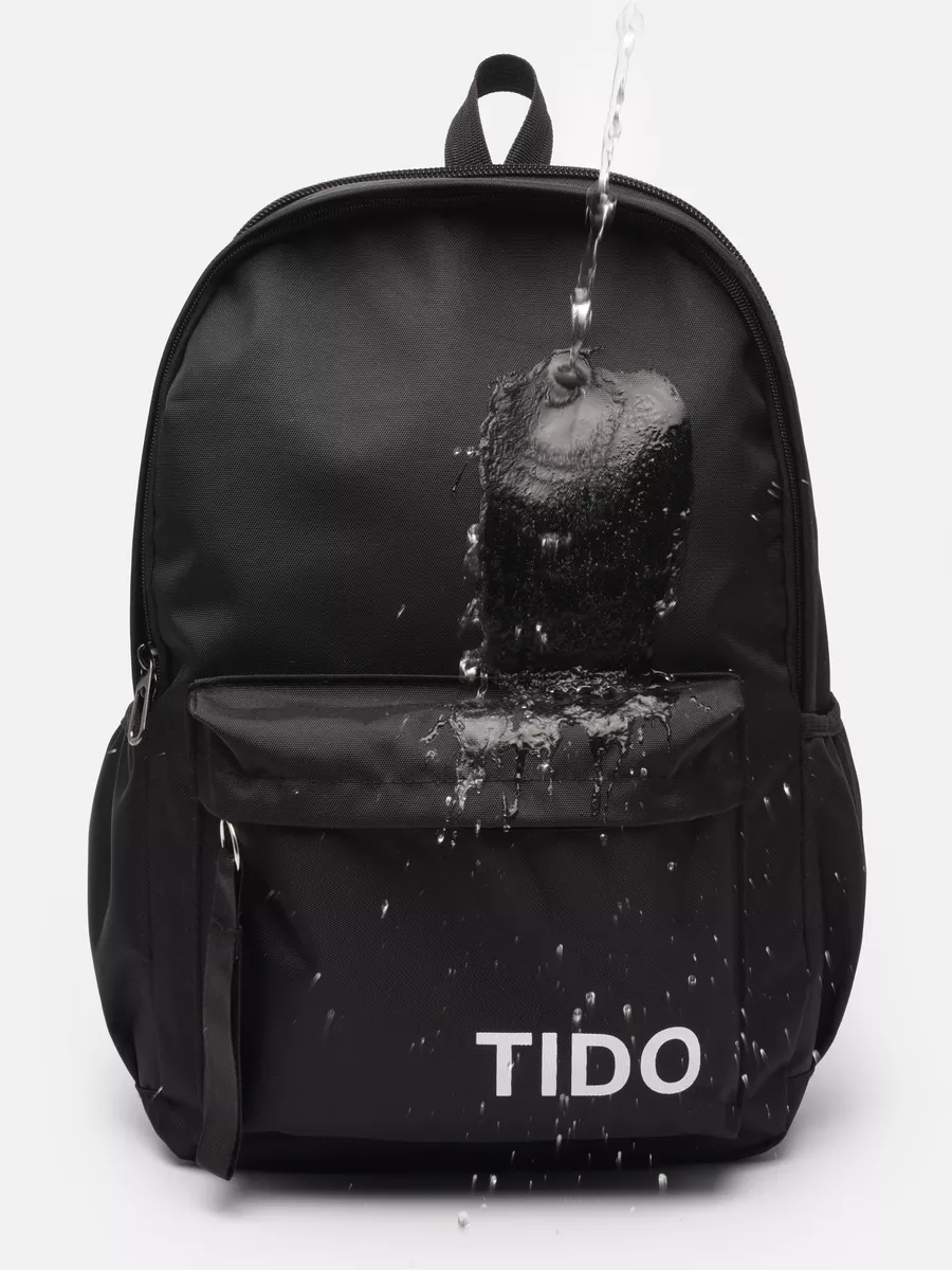 Рюкзак TIDO Универсальный черный, 44х30х15 см