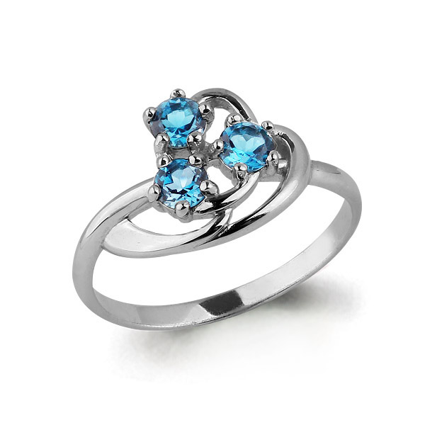 

Кольцо из серебра с топазом Aquamarine Aquamarine 6576205_925_р р, 6576205_925_р