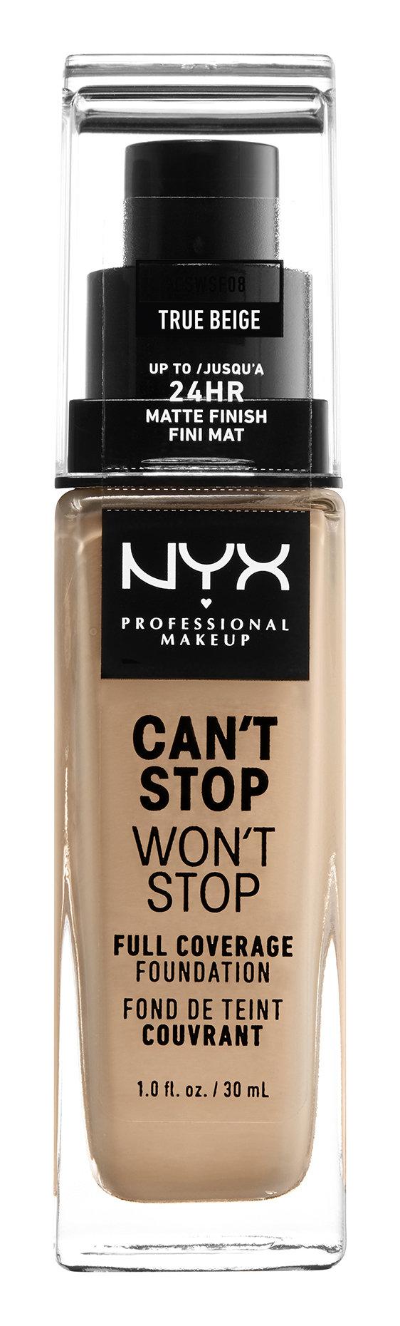 фото Тональная основа nyx professional makeup can't stop won't stop, 08 true beige, 30 мл