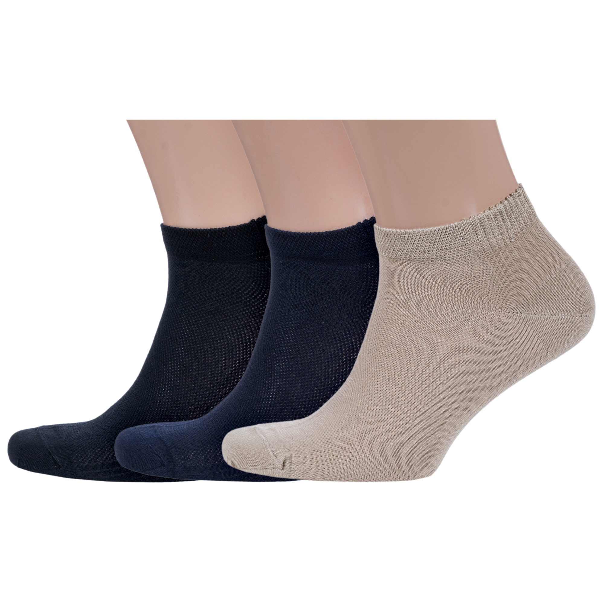 Комплект носков мужских Grinston socks 3-15D10 разноцветных 29