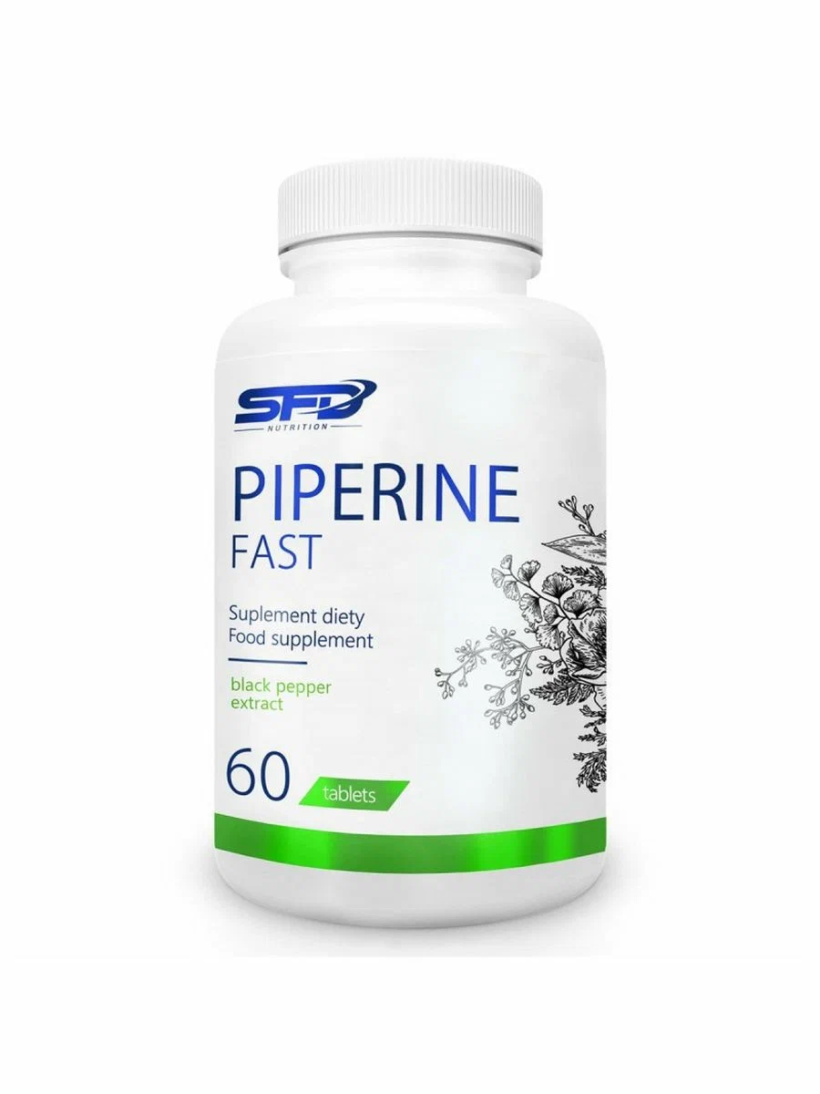 Экстракт черного перца SFD Piperine Fast 25мг 60 таблеток