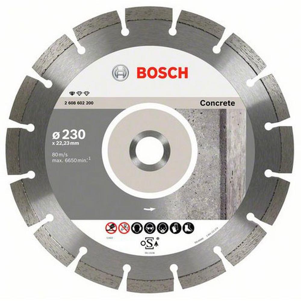 фото Алмазный диск bosch standard for concrete 230-22,23, 10 шт в уп. 2608603243