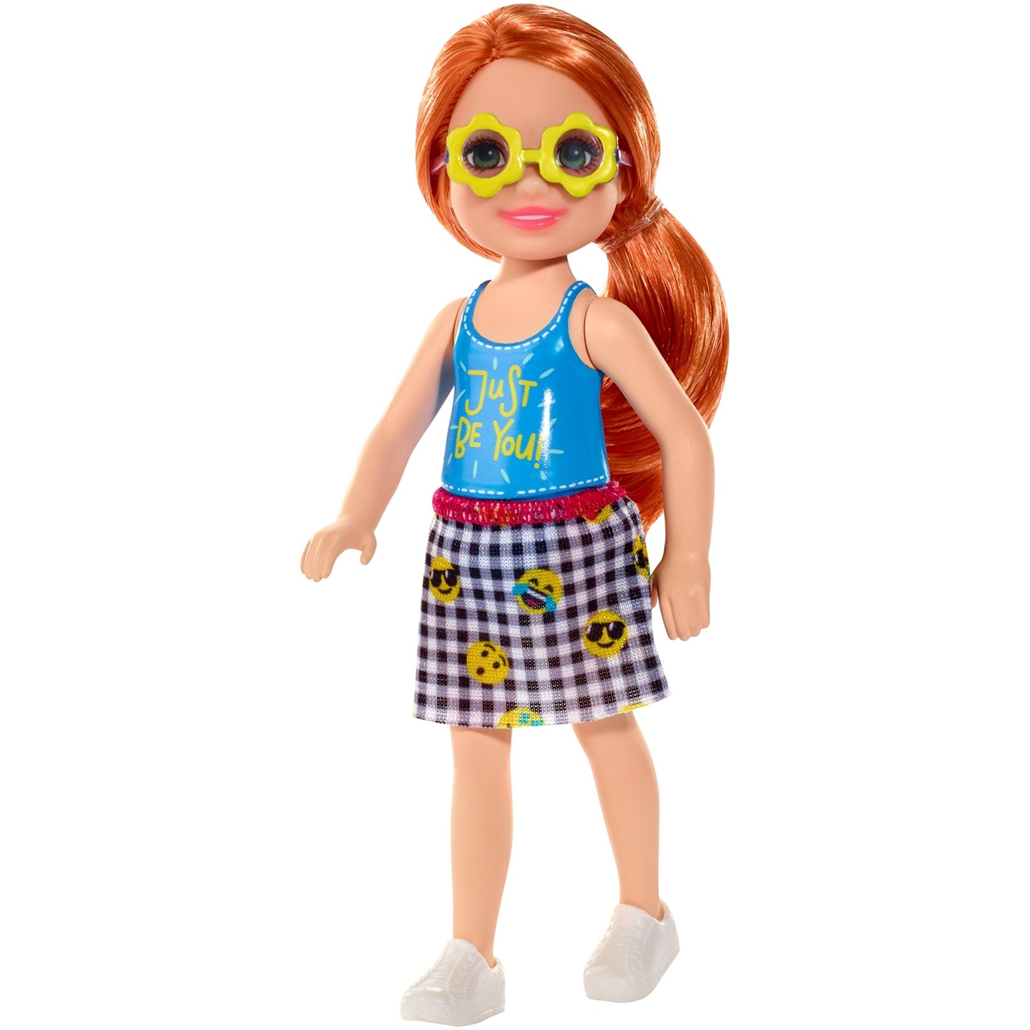 Кукла Barbie Челси Рыжеволосая в топе с надписью DWJ33/FXG81