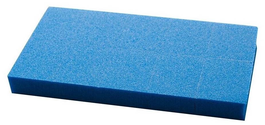 Мини-бафы в упаковке, 10 штук, Синие YOKO хомут нейлоновый тундра krep многоразовый 4 8х200 мм белый в упаковке 50 шт