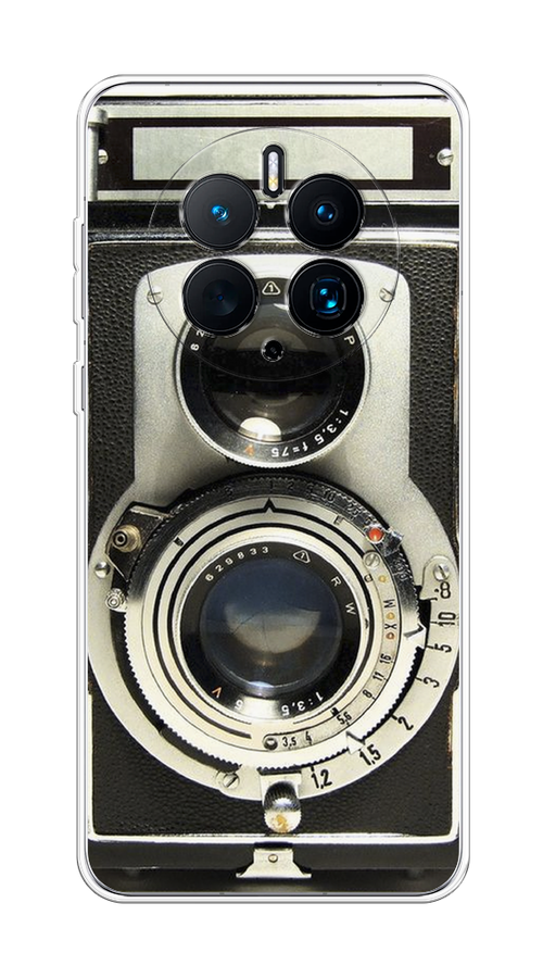 

Чехол на Huawei Mate 50 Pro "Старинный фотоаппарат", Серый;черный, 6109950-6
