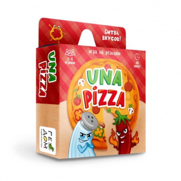 

Игра карточная Una pizza, 60 карточек