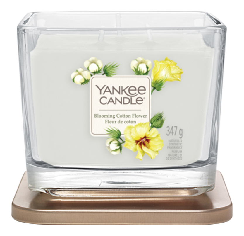 фото Ароматическая свеча yankee candle blooming cotton flower 347г