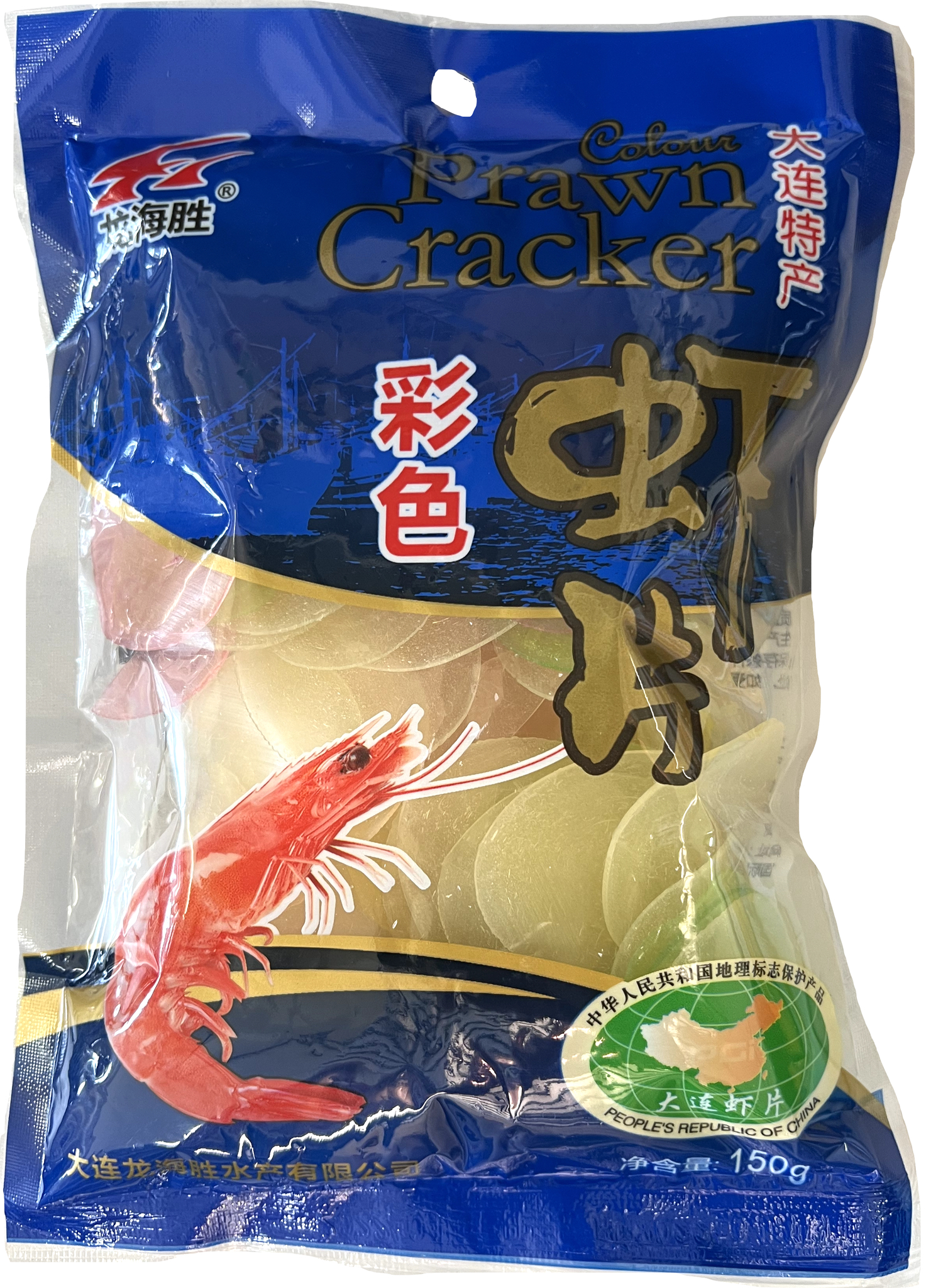 

Чипсы креветочные цветные Longhaisheng Colour Rrawn Cracker для приготовления, 150 г