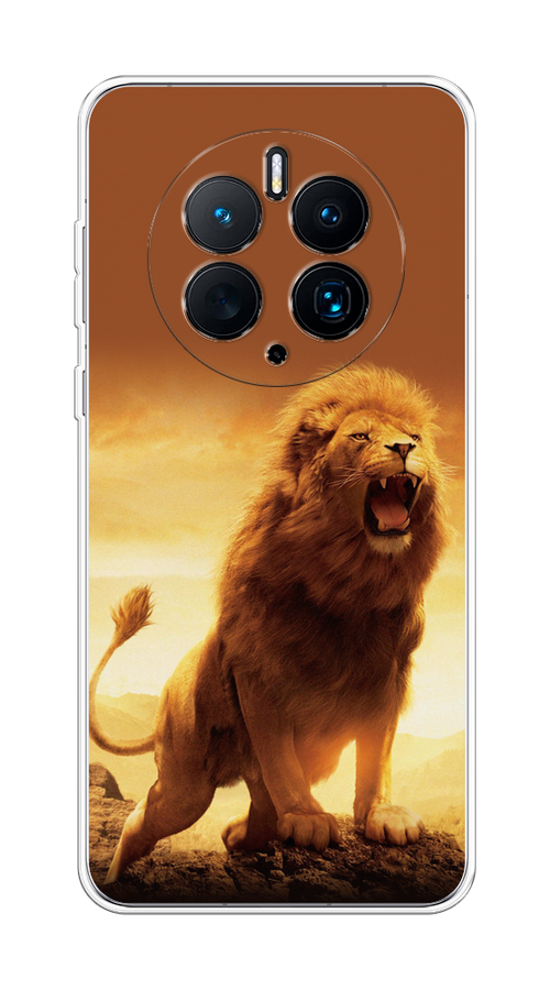 

Чехол на Huawei Mate 50 Pro "Львиный рык", Коричневый;желтый;оранжевый, 6109950-1