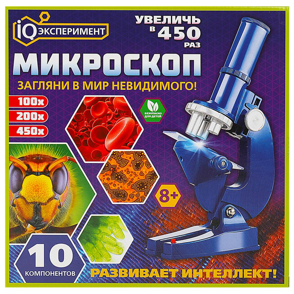 Микроскоп 10 компонентов, 23,7 см. IQ Эксперимент A384516B-R