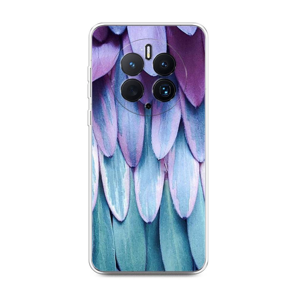 

Чехол для Huawei Mate 50 Pro "Синее перо", Фиолетовый;голубой, 6109950-3