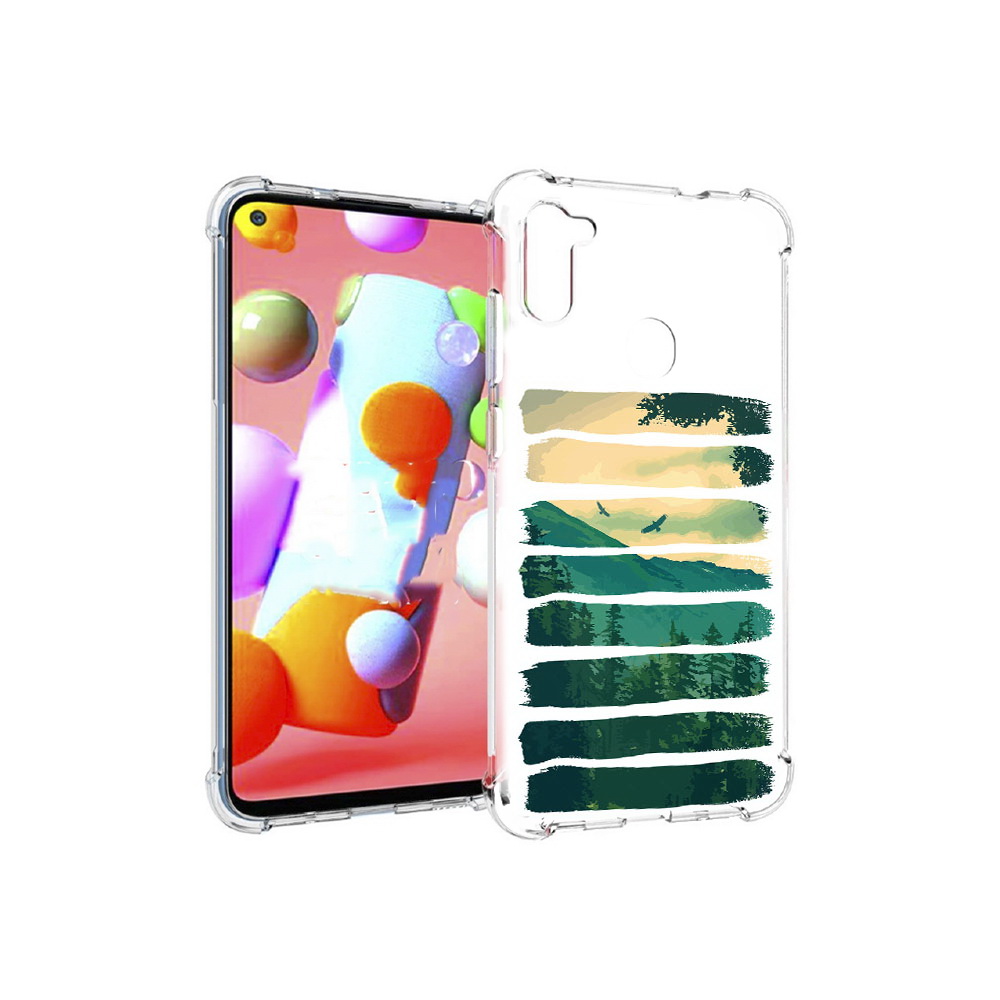 Чехол MyPads Tocco для Samsung Galaxy M11 Лесная чаща (PT147121.487.107)