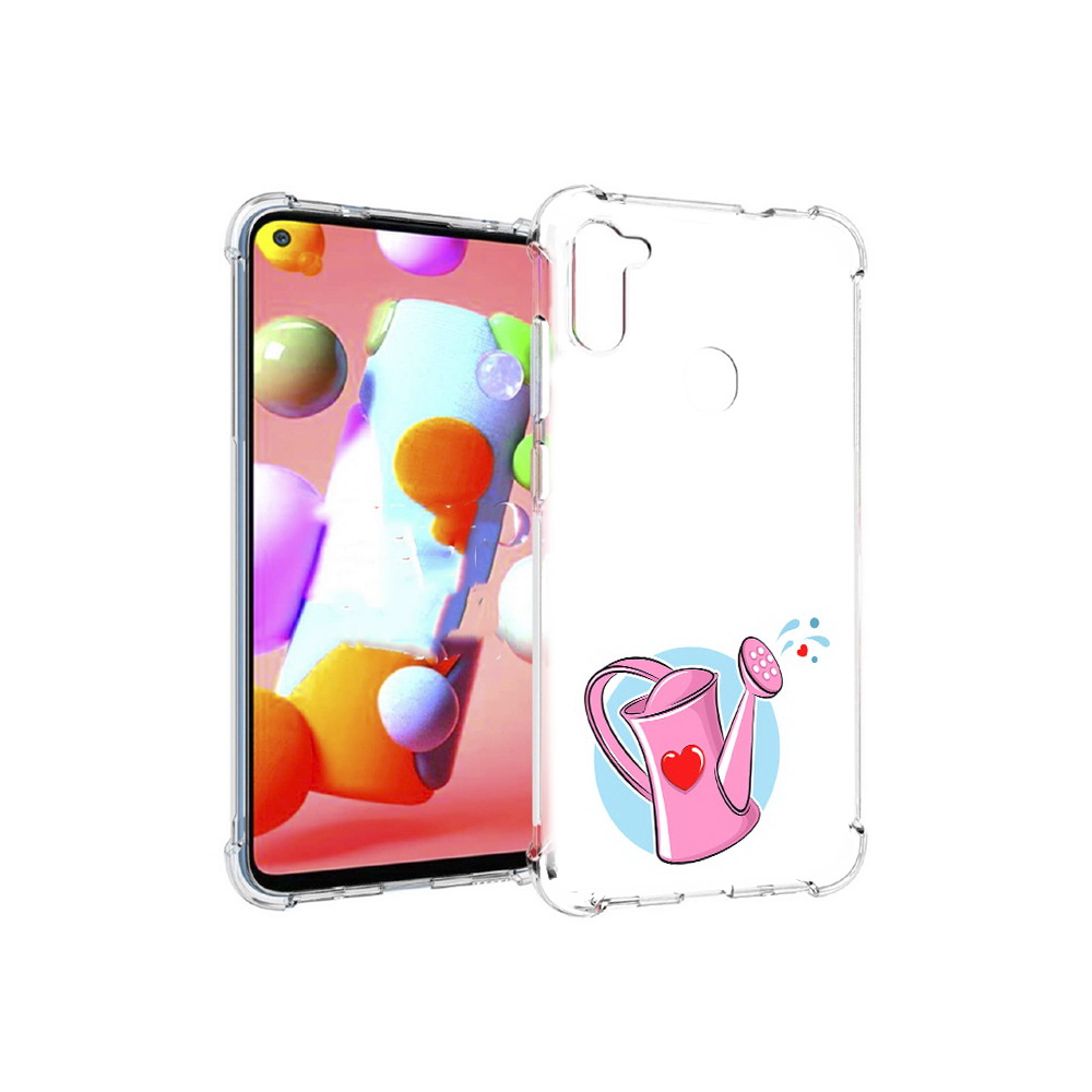 

Чехол MyPads Tocco для Samsung Galaxy M11 Лейка любви 14 февраля (PT147121.487.103), Прозрачный, Tocco