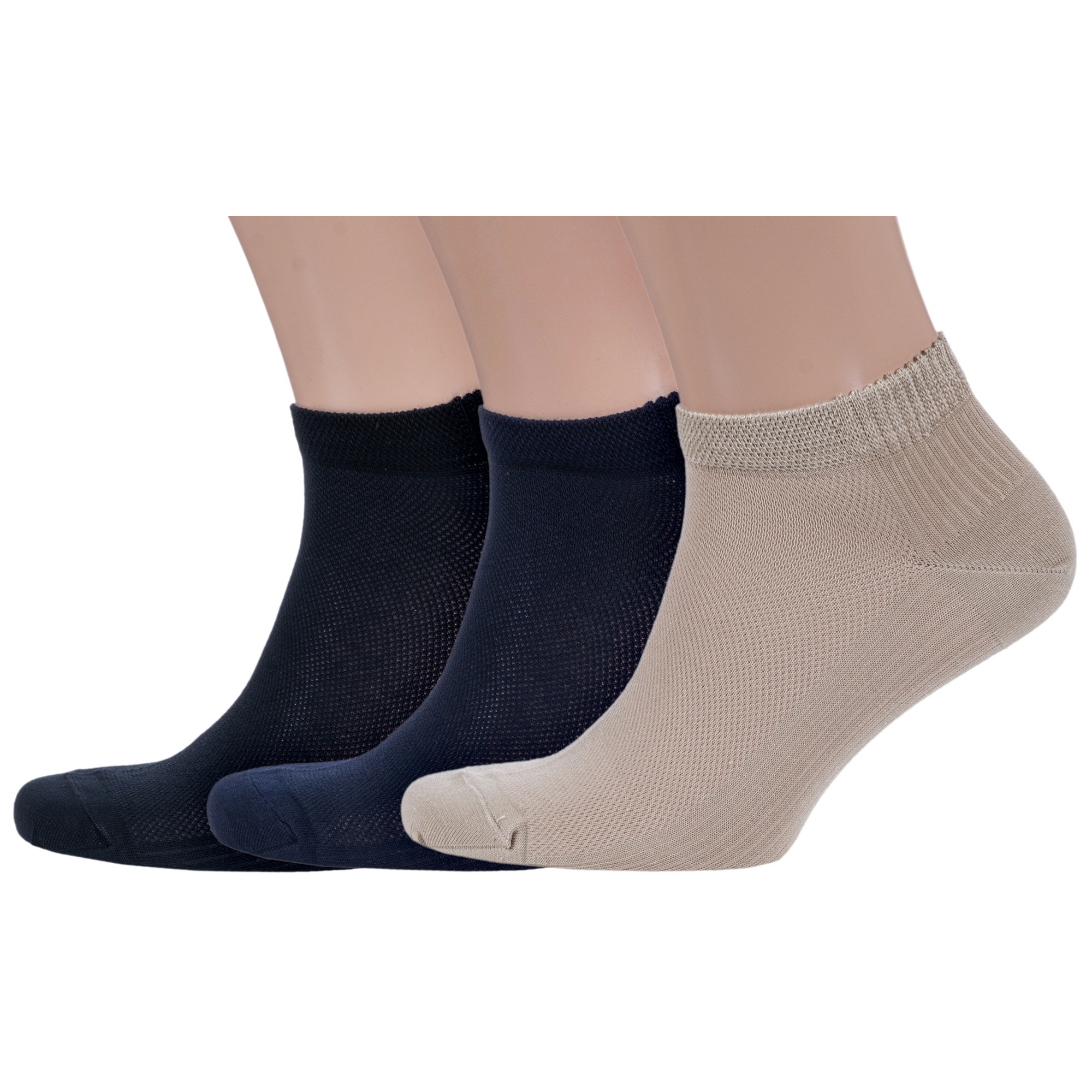 Комплект носков мужских Grinston socks 3-15D10 разноцветных 25