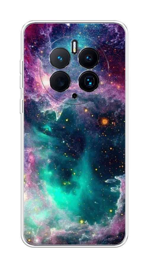 

Чехол на Huawei Mate 50 Pro "Звездные облака", Розовый;бежевый, 6109950-2