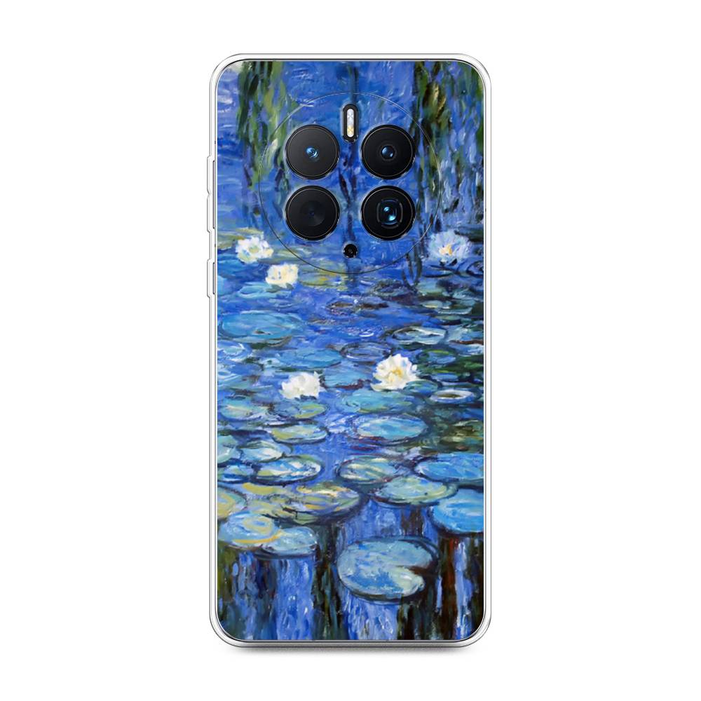 

Чехол для Huawei Mate 50 Pro "Нарисованный пруд", Синий;зеленый, 6109950-4