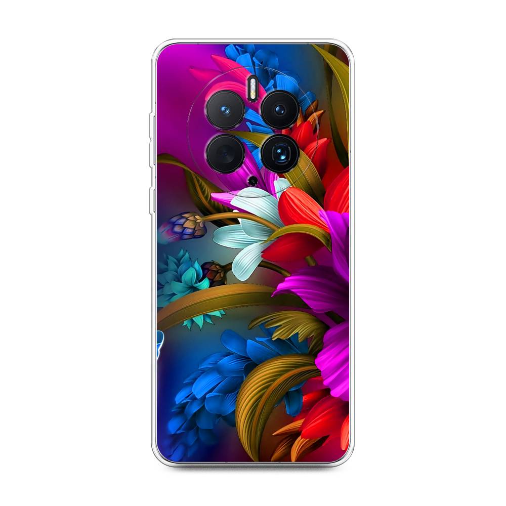 

Чехол для Huawei Mate 50 Pro "Фантастические цветы", Фиолетовый;красный;синий, 6109950-2
