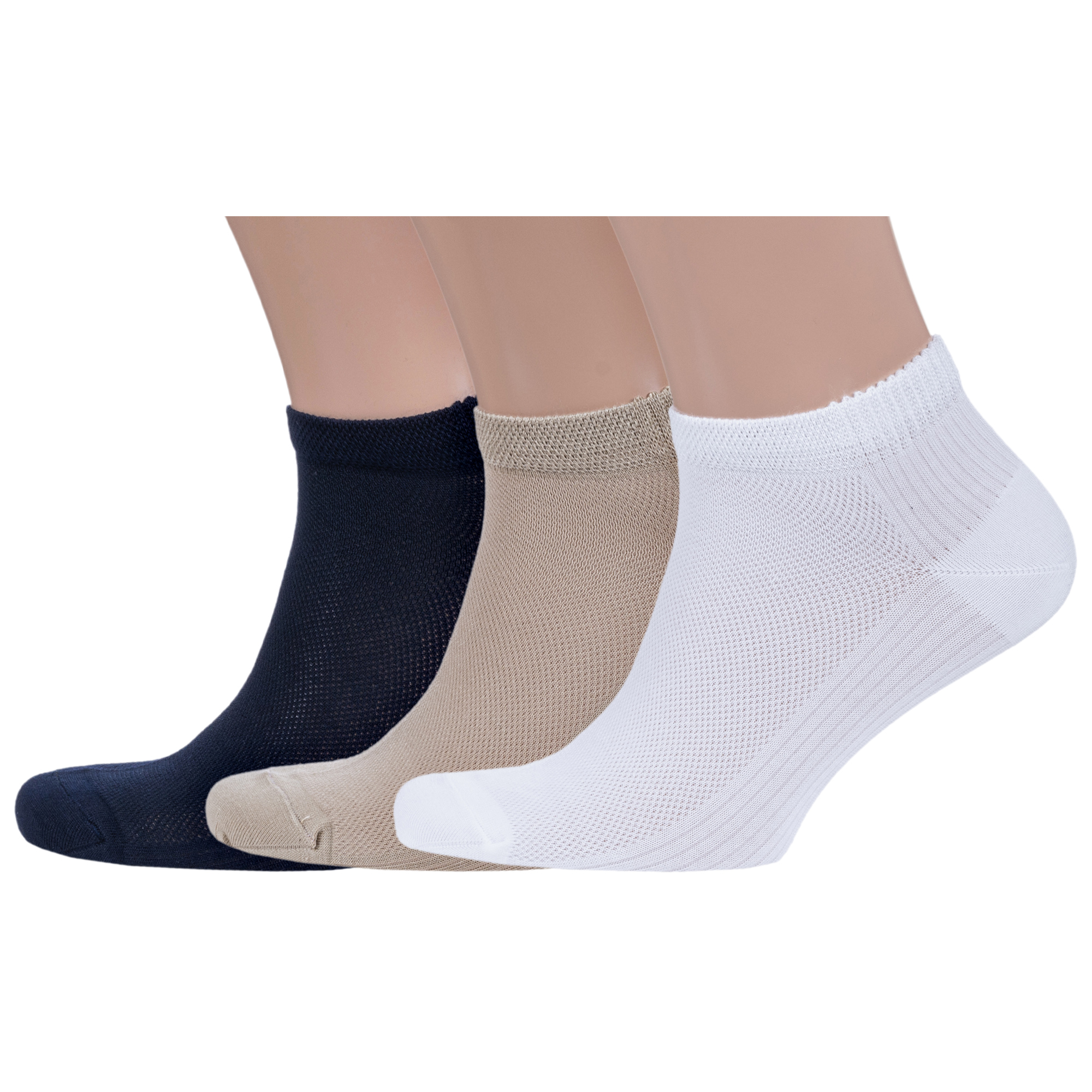 Комплект носков мужских Grinston socks 3-15D10 разноцветных 29