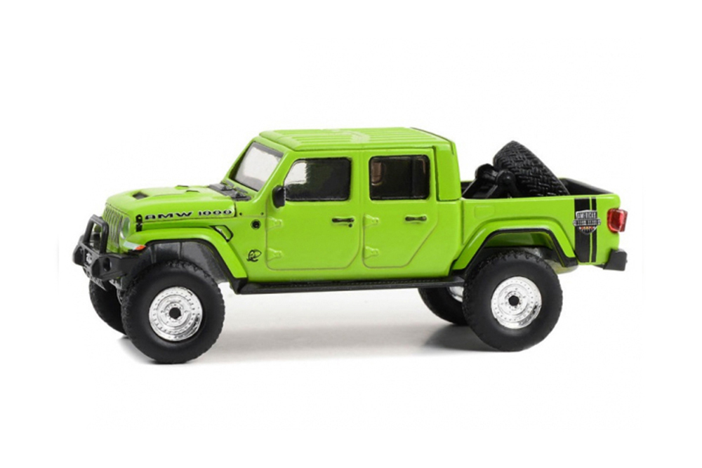 

Модель коллекционная GREENLIGHT Jeep gladiator "hellephant" (lot #1450.2) 2021 gekko green, Зеленый