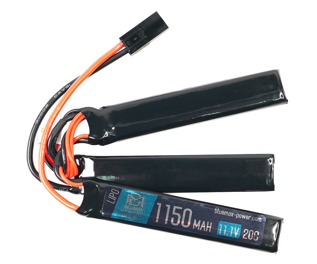 Аккумулятор BlueMAX Li-Po 11.1V 1150mah 20C Triple, 3x 92x19x6 мм, BM-2033